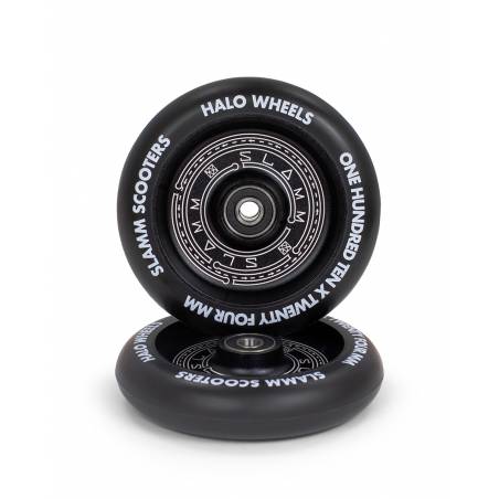 Slamm Halo Wheels (Black) 110 nuo Slamm Riteņi   Detaļas triku skrejritenim