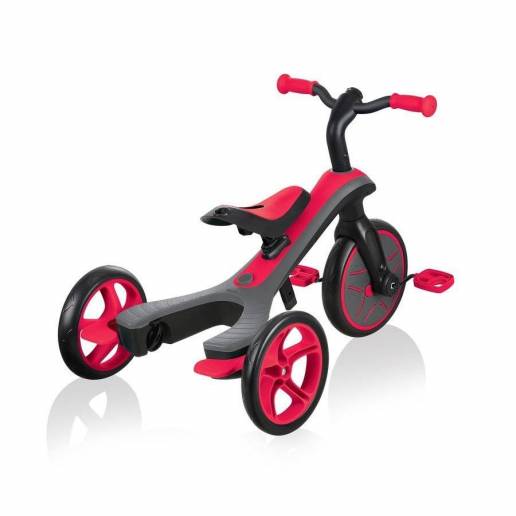 Globber Explorer Trike New Red (4 in 1) - Līdzsvara velosipēdi