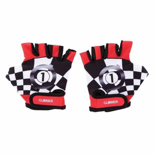 Globber Cycling Gloves XS New Red Racing - Aizsargi