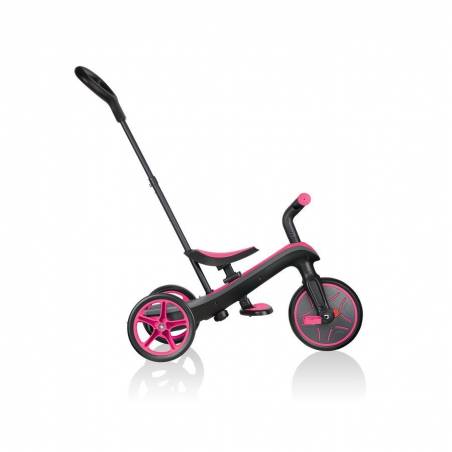 Globber Explorer Trike Fuchsia Pink (4 in 1) - Līdzsvara velosipēdi
