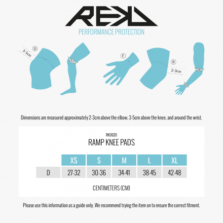 REKD Ramp Knee Pads Black/Black XS - Aizsargi