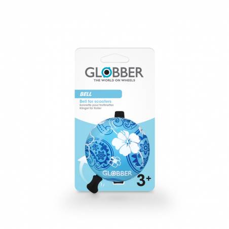 Globber Bell for Scooters / Pastel Blue Flowers - Piederumi
