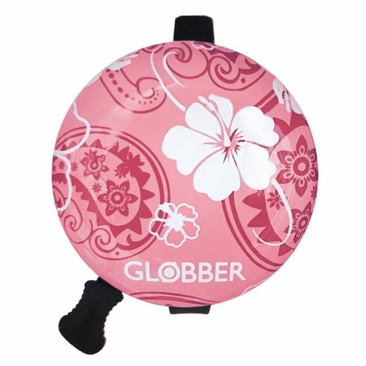 Globber Bell for Scooters / Pastel Pink Flowers nuo Globber Piederumi   Skrejriteņi ar trīs riteņiem