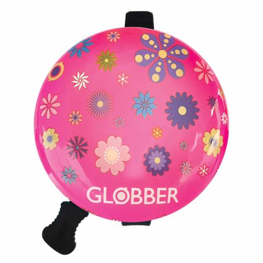 Globber Bell for Scooters / Deep Pink Flowers - Skrejriteņi ar trīs riteņiem