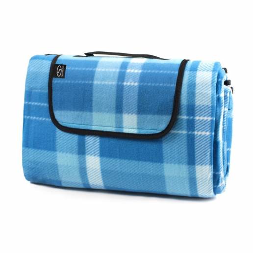 Pincnic Blanket SMJ Blue 200 cm X 200 cm - Mājas