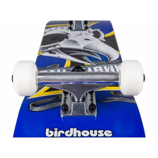 Birdhouse Stage 1 Oversized Skull Mini Blue 7.25" X 28.2" - Skeitbordi