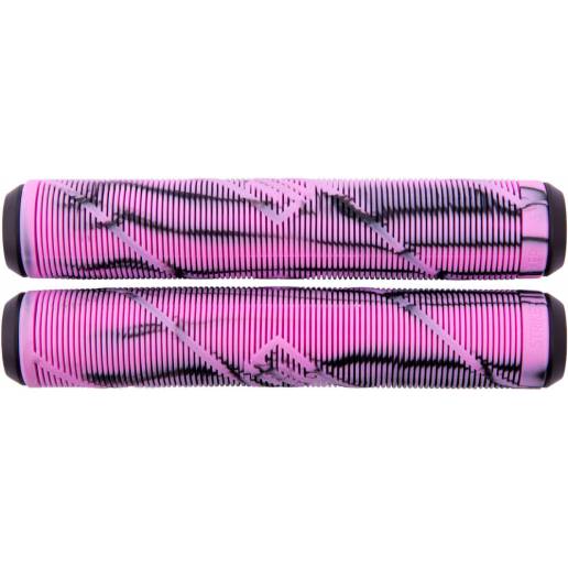 Striker Thick Logo Grips (Black/Pink) Rokturi (Grips) Detaļas triku skrejritenim 