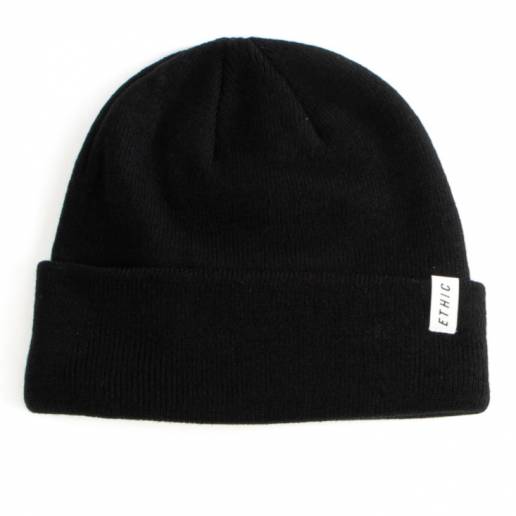 Ethic Serpico Beanie Black nuo Ethic DTC Headwear   Apģērbs