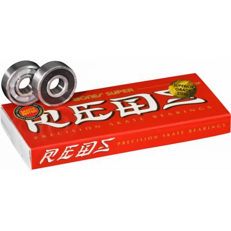 Bones Super Reds bearings 8-pack nuo Bones Bearings   Detaļas skrituļdēlim