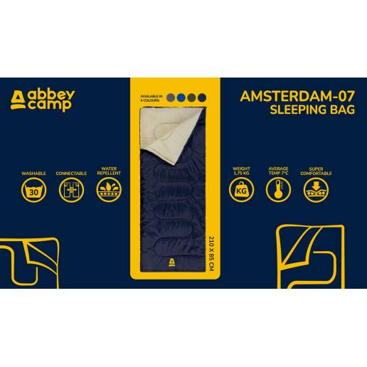 Sleeping Bag Envelop • Amsterdam-07 • nuo Abbey Camp® Sleeping bags   Camping & Outdoor