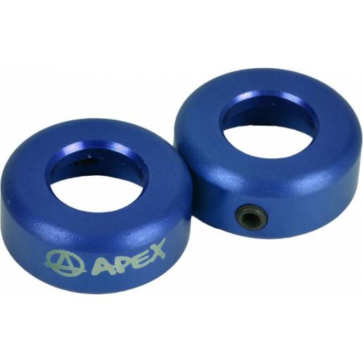 Apex Bar Ends Alloy (Blue) - Stūres