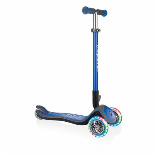 Globber Elite Deluxe LED Wheels / Navy blue Skrejriteņi ar trīs riteņiem Skrejriteņi 