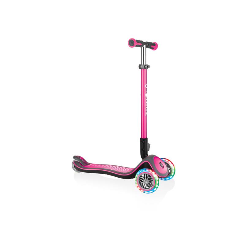 Globber Elite Deluxe LED Wheels / Deep pink Skrejriteņi ar trīs riteņiem Skrejriteņi 