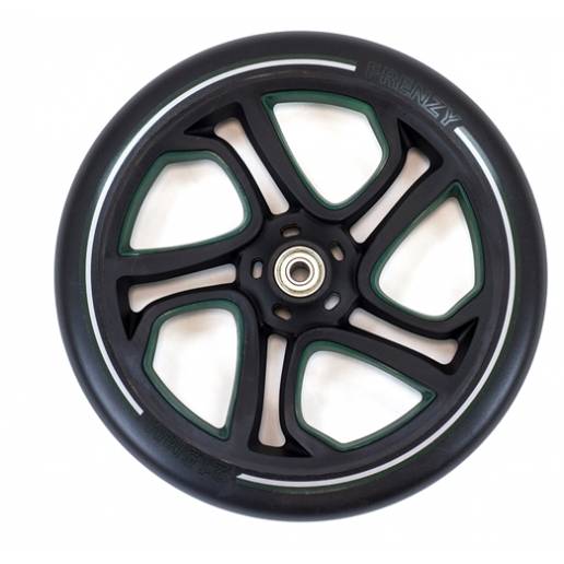 Frenzy 215 mm Spare Wheel With Bearings Green - Pilsetas skrejriteņi